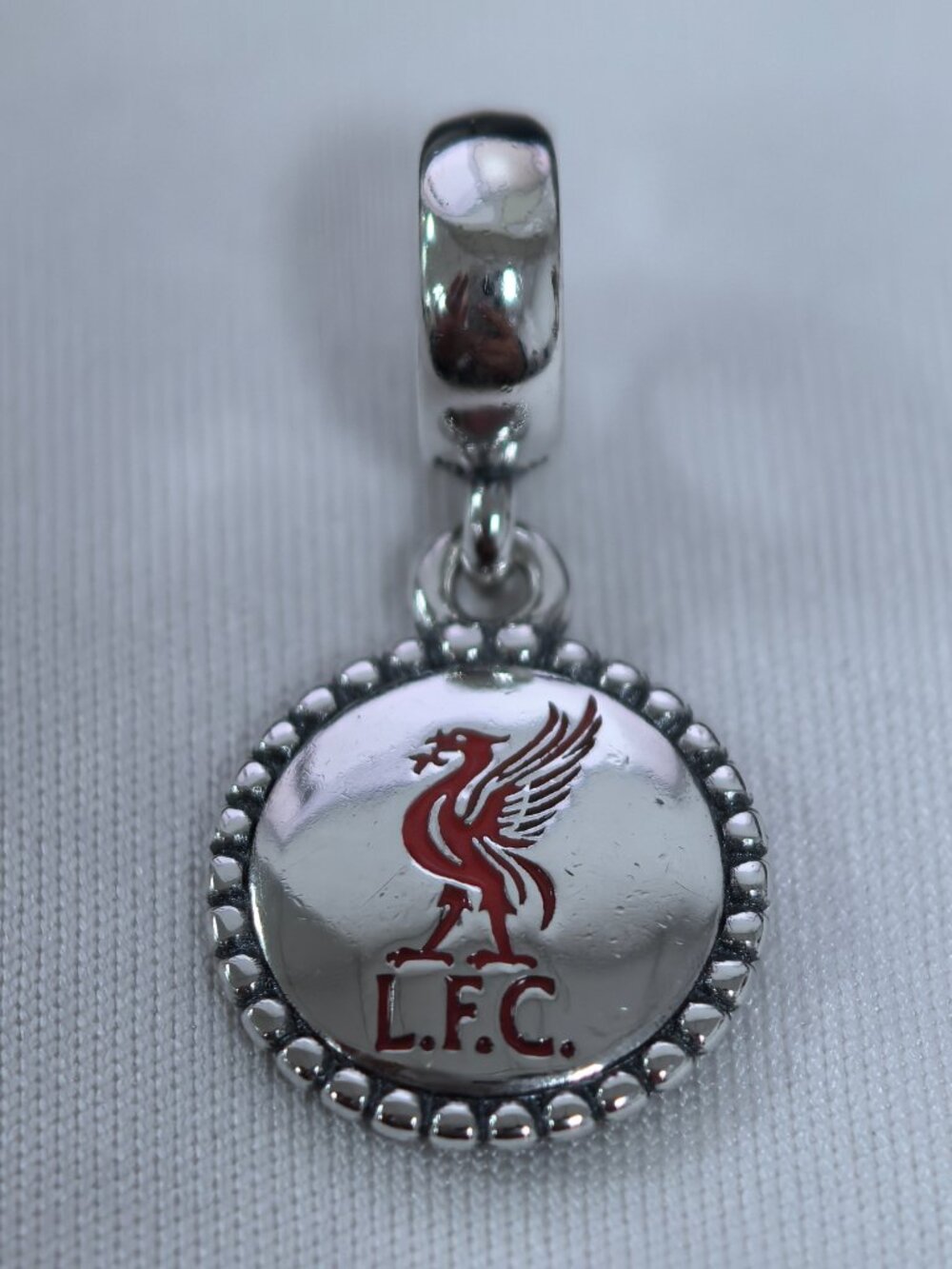 Pandora LFC Red Enamel Charm Pendant, S925 Silver Jewelry